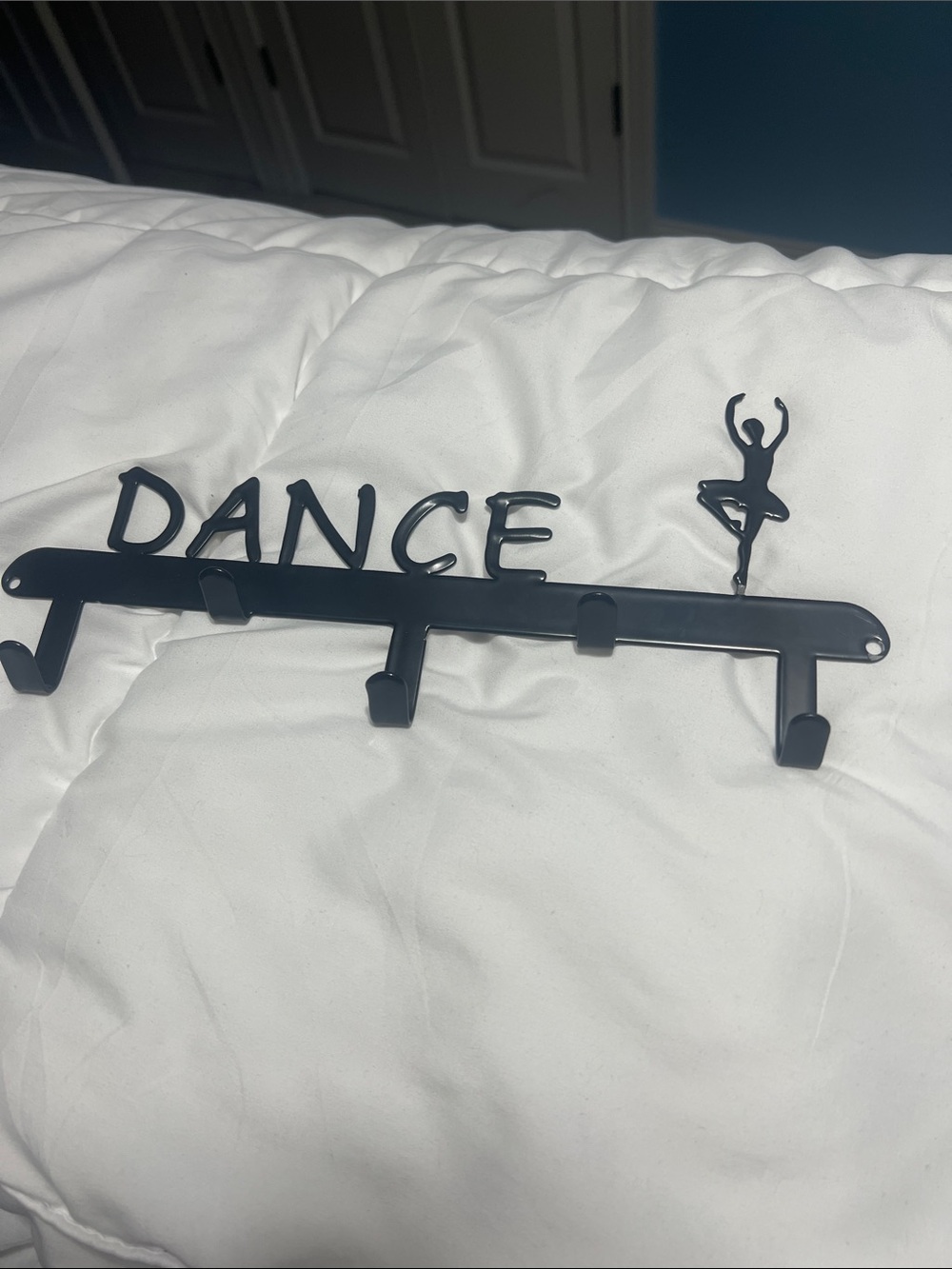 Dance Wall Hook Rack - Black